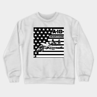 A10 WARTHOG flag Crewneck Sweatshirt